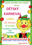 Dětský karneval - plakát
